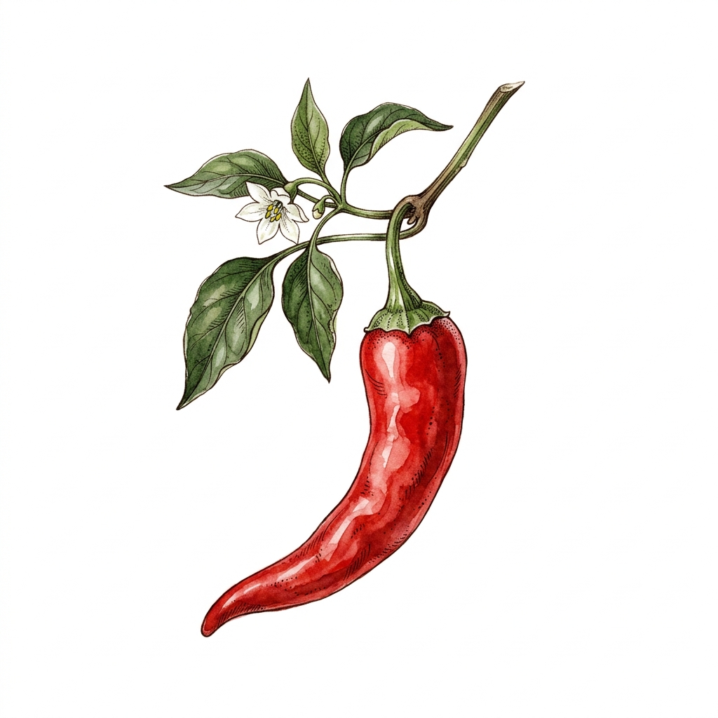 Chili Pepper Illustration